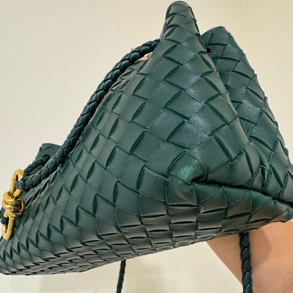 Bottega East West Andiamo Bag - Green (Lagoon) - Picture 7 of 13